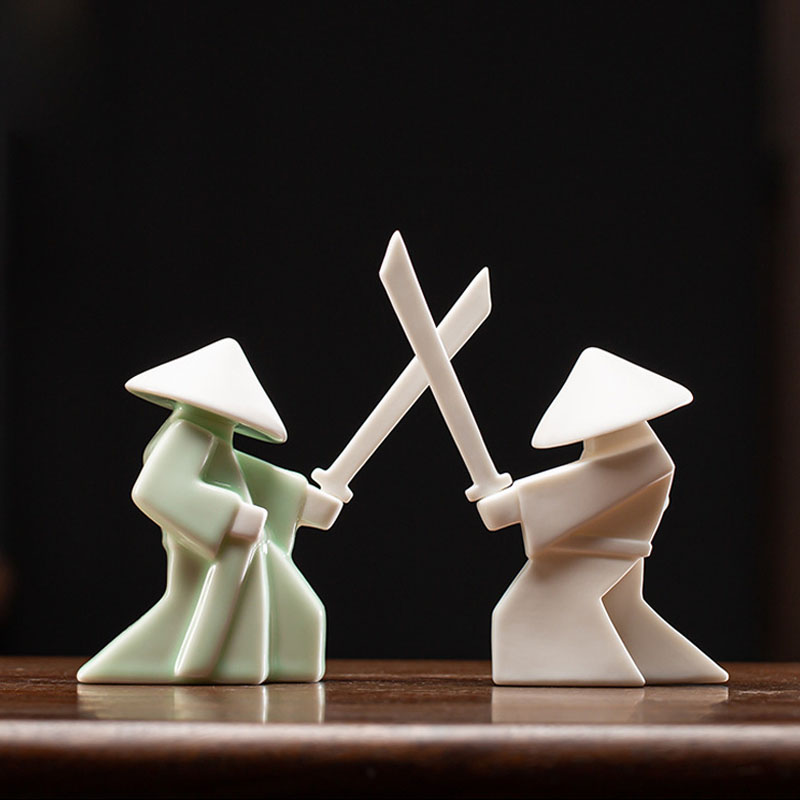 Incense Cone Holder - Kılıç ustası Chivalrous uzman seramik samuray