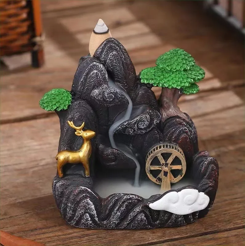 Backflow tütsü tutucu şelale t - Incense Cone Holder incelemesi ve fiyatı