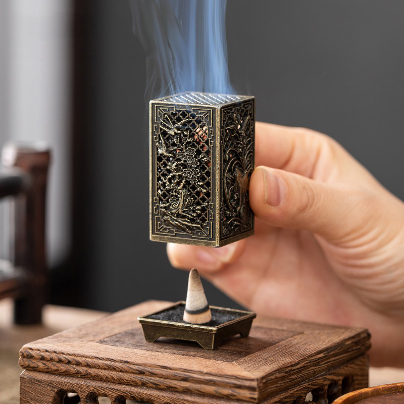 Kare Dikey Tütsü Yakıcı Alaşım - Incense Cone Holder incelemesi ve fiyatı