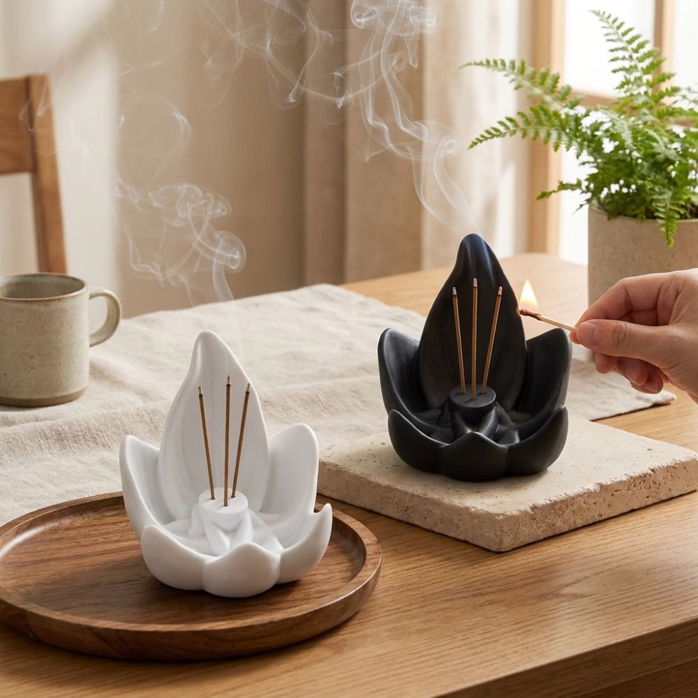 Zen Çin Tarzı Lotus Tütsülük 3 - Incense Cone Holder incelemesi ve fiyatı