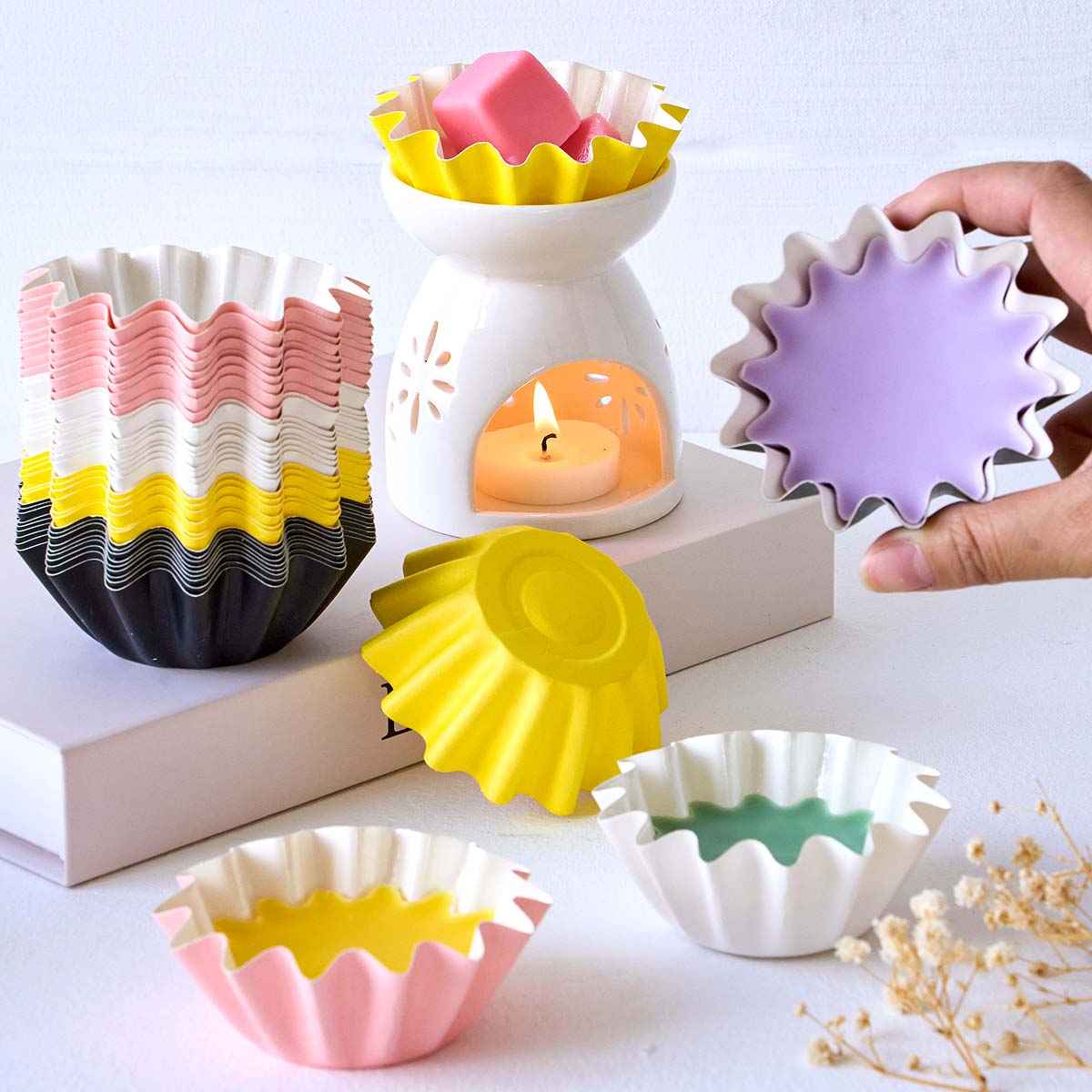 10 adet Dalgalı Kenarlı Balmum - Home Fragrance Edg incelemesi ve fiyatı